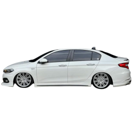 Fiat Egea (2015 - 2022) Custom Yan Marşpiyel Seti (Plastik)